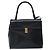 Borsa a mano LOEWE in pelle 2 in 1 nera e oro Auth gh1661 Nero D'oro - vista 13