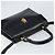 Borsa a mano LOEWE in pelle 2 in 1 nera e oro Auth gh1661 Nero D'oro - vista 6