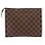 LOUIS VUITTON Poche Toilette 26 Damier Ebene N47543 Auth LV 164696 - vista 2
