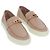 Hermès Sneakers HERMES in pelle beige oro Auth 169145SAM D'oro