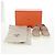 Hermès Sneakers HERMES in pelle beige oro Auth 169145SAM D'oro - vista 12