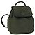 PRADA Backpack Nylon Khaki Silver Auth 166688 Silvery