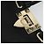 Borsa a mano in pelle Valentino 2 in 1 Nero Oro Auth BA10121 D'oro - vista 19