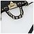 Borsa a mano in pelle Valentino 2 in 1 Nero Oro Auth BA10121 D'oro - vista 8