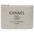 CHANEL Graue Canvas Tasche - 103301