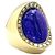 Autre Marque Anello Aldebert, oro giallo, lapislazzuli e diamanti.35055A - vista 2