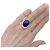 Autre Marque Anello Aldebert, oro giallo, lapislazzuli e diamanti.35055A - vista 5