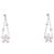 Boucles d'oreilles Messika , "Spring" or blanc, diamants.