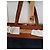 Borsa tote Saint Laurent Manhattan Marrone e Blu Scuro in Pelle - vista 5