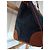 Borsa tote Saint Laurent Manhattan Marrone e Blu Scuro in Pelle - vista 7