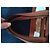 Borsa tote Saint Laurent Manhattan Marrone e Blu Scuro in Pelle - vista 8