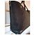 Cabas Rive Gauche Saint Laurent Borsa Rive Gauche Xxxl Paglia Nera Nero - vista 3