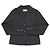 Autre Marque mfpen Work Blazer Dunkelgrau Gestreift Wolle Anthrazitgrau
