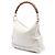 Sac à main Diana en cuir de veau blanc avec bambou Gucci - vue 2