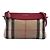 Borsa a tracolla Peyton in tela a quadri marrone Burberry Marrone chiaro
