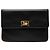 Céline Celine Schwarze Leder Carriage Clutch