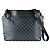 Borsa a Spalla Greenwich Damier Cobalt di Louis Vuitton Nero Blu navy