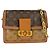 Borsa a Spalla Dauphine MM Monogramma Reverse Louis Vuitton Marrone