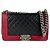 Borsa a spalla Boy di Chanel Nero Rosso