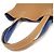 Borsa a mano Hermès Double Sens 36 cm D'oro Blu scuro - vista 6