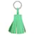 Hermès Hermes Carmen Tricolore Key Ring Silvery Green  - view 1