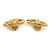 Orecchini a clip in metallo dorato Chanel Coco Mark D'oro - vista 4