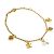 Céline Bracciale in oro con charm per donne Celine D'oro