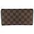 Portafoglio Lungo Sarah Damier Ebene Louis Vuitton Marrone - vista 2