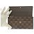 Portafoglio Lungo Sarah Damier Ebene Louis Vuitton Marrone - vista 8