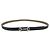 Hermès Hermes Gamma 13mm Wendegürtel Braun Schwarz