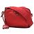 Borsa a spalla in nylon rosso Prada