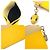 Bulgari Tarjetero de cuero Serpenti de Bvlgari Beige Amarillo - vista 4