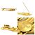 Spilla in metallo dorato Chanel Mademoiselle D'oro - vista 5