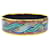 Pulsera de bangle de metal/esmaltada Hermès Multicolor Dorado  - vista 2