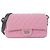 Borsa a spalla in tweed rosa Chanel 47691