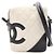 Borsa a spalla piccola in pelle della linea Cambon di Chanel Nero Bianco