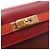 Hermès Kelly 32 Tricolor Handtasche Braun Rot Bordeaux - Ansicht 10