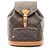 Zaino/borsa Montsouris MM Louis Vuitton Marrone Monogramma