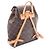 Zaino/borsa Louis Vuitton Montsouris NM PM Marrone Monogramma - vista 2