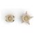 ACCESSORIO GIOIELLO PER CAPELLI CHANEL LOGO CC STELLA STRASS PINZA D'oro - vista 2