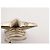 ACCESSORIO GIOIELLO PER CAPELLI CHANEL LOGO CC STELLA STRASS PINZA D'oro - vista 4