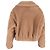 Chaqueta de piel Gardone Max Mara en pelo de camello marrón Castaño Roja - vista 3