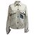 Chaqueta de mezclilla con acentos de patchwork Lindy de Isabel Marant Étoile en algodón blanco Crudo