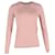 Max Mara Rundhals-Pullover aus rosa Wolle Pink  - Ansicht 1