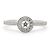 Autre Marque Festaria PT900 Diamantring Wish upon a star Silber