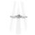 Autre Marque Lazare Diamond PT950 Diamantring Silber - Ansicht 2