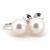 Pendientes Tasaki de perlas K14WG Blanco