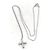 Autre Marque Vendome Aoyama Platin-Diamant-Halskette Silber - Ansicht 2