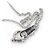 Autre Marque Vendome Aoyama Platin-Diamant-Halskette Silber - Ansicht 3