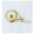 Autre Marque Au750 Perlen-Diamantring Golden - Ansicht 3